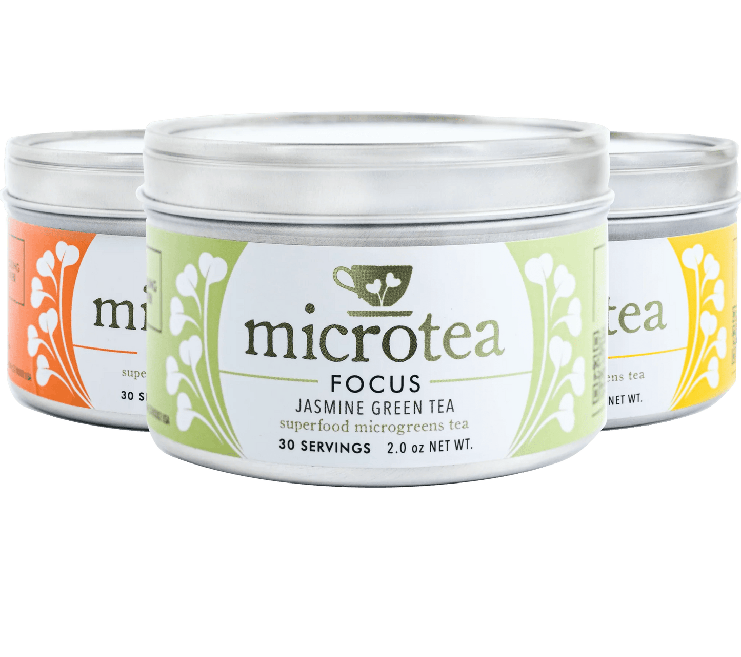 Variety Pack - Turmeric, Green, Chamomile Microtea  Beyond Microgreens