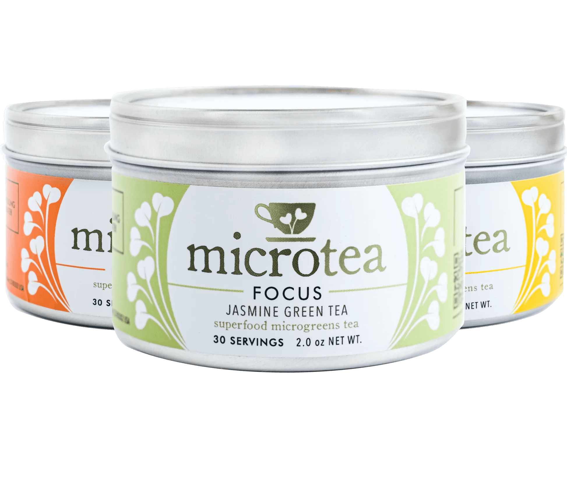 Variety Pack - Turmeric, Green, Chamomile Microtea  Beyond Microgreens