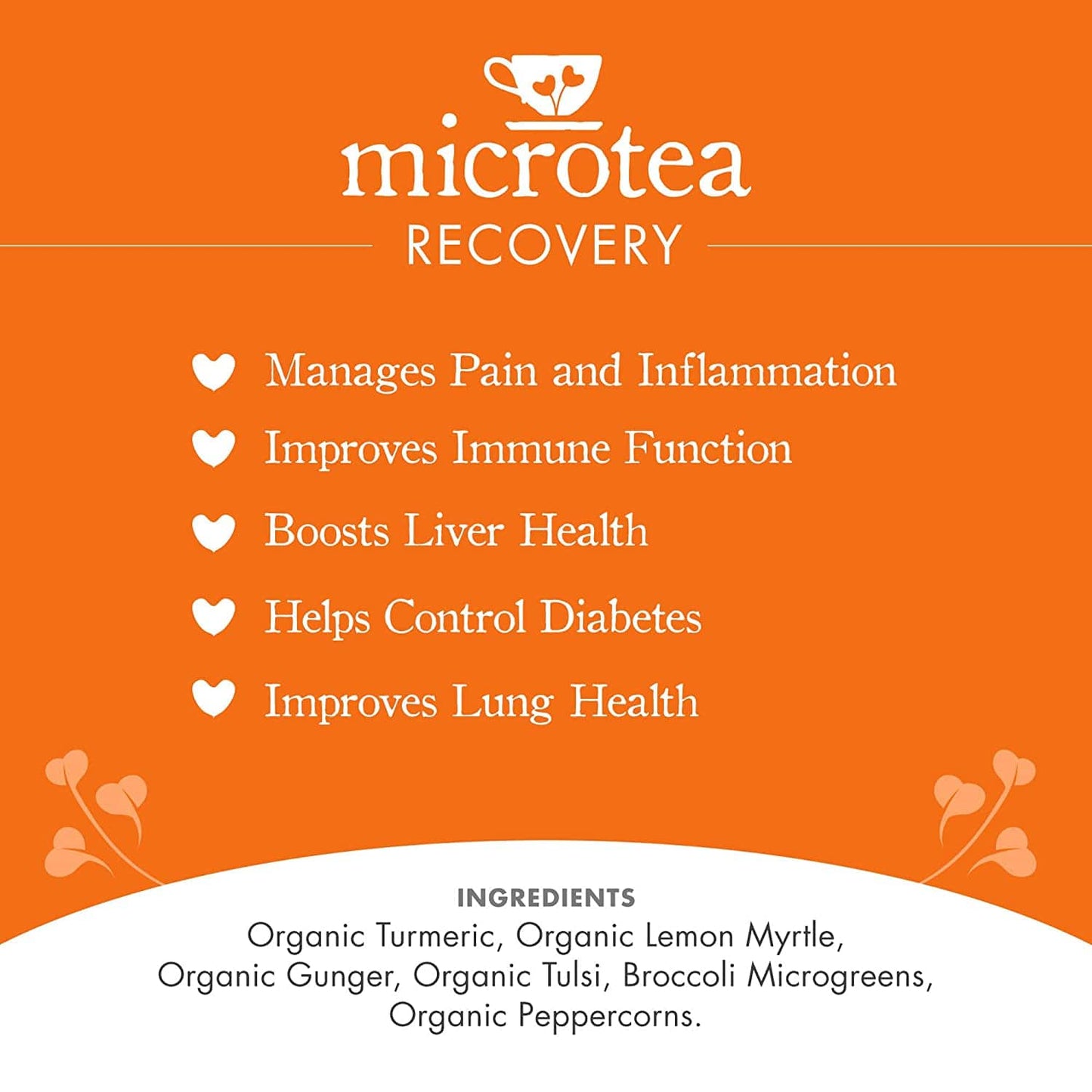 Recovery - Turmeric Tea (Caffeine Free)  Beyond Microgreens