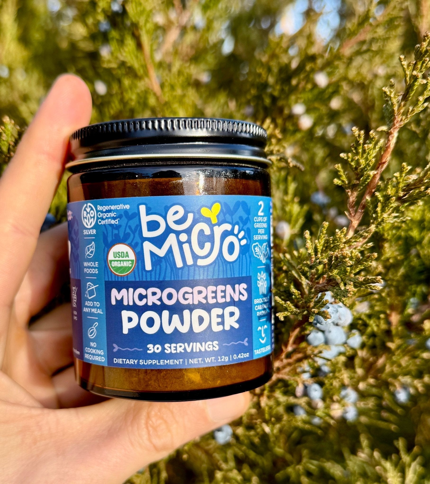 Organic Microgreens Powder (New) BeMicro