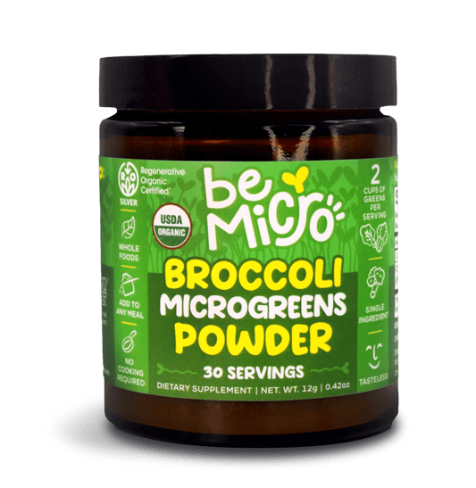 Organic Broccoli Microgreens Powder (New) BeMicro