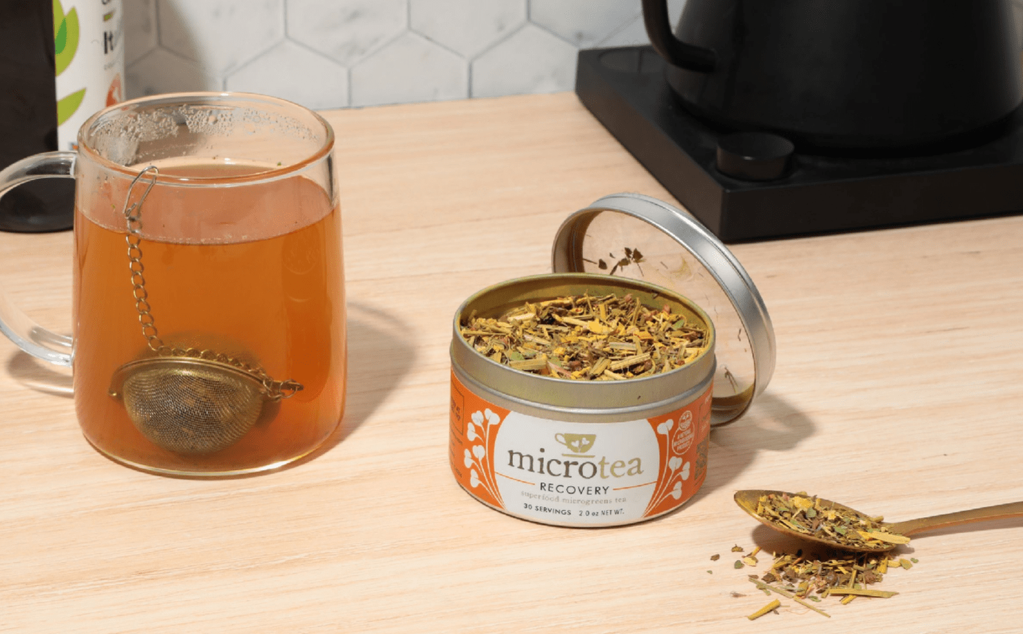 Recovery - Turmeric Tea (Caffeine Free)  Beyond Microgreens   